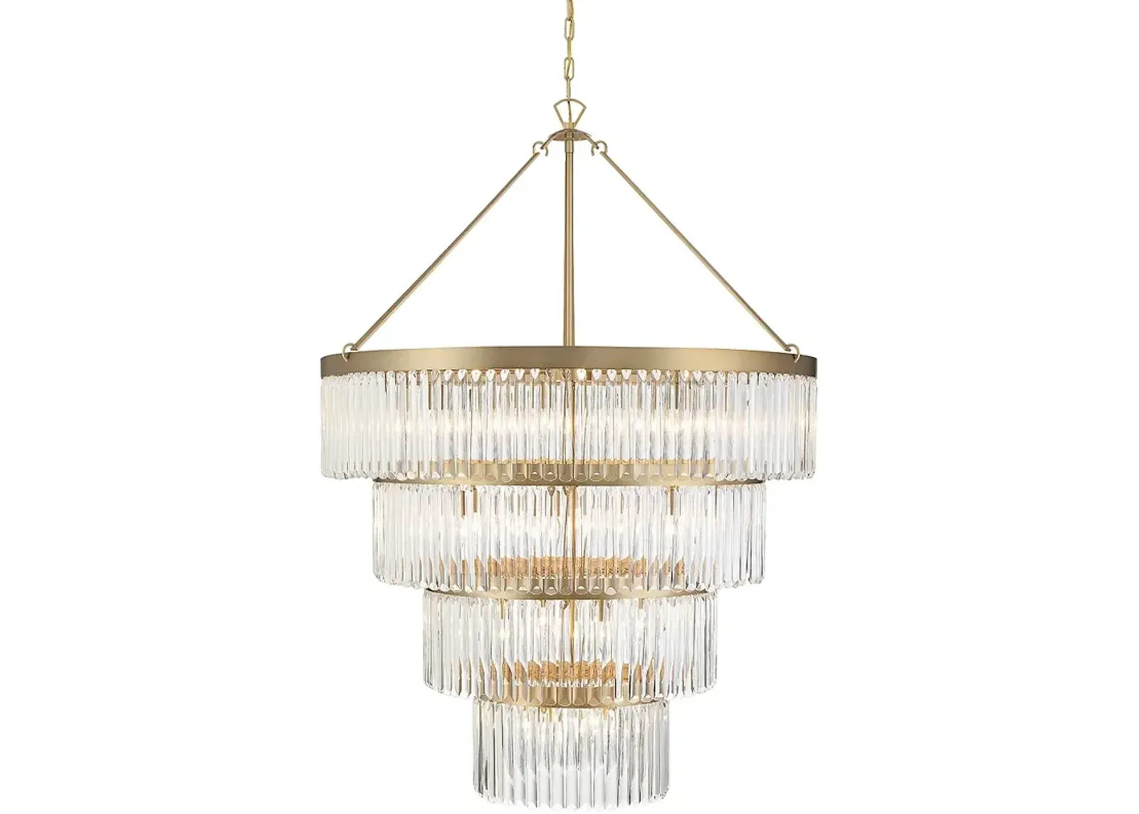 Emory 22 Light Modern Gold Chandelier