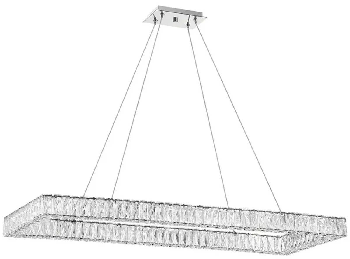 LED Chrome Chandelier