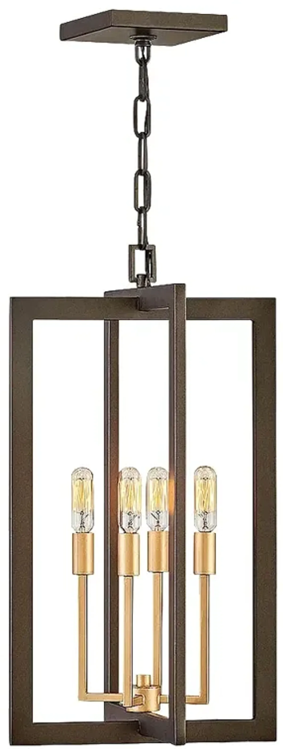 Anders 12" Wide Metallic Matte Bronze 4-Light Mini Pendant