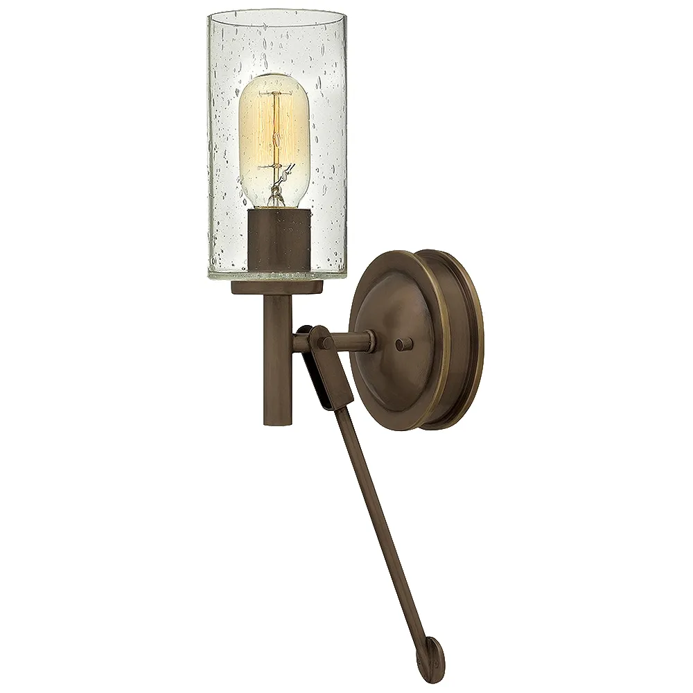 Collier 16 3/4" High Bronze Wall Sconce by Hinkley Lighting