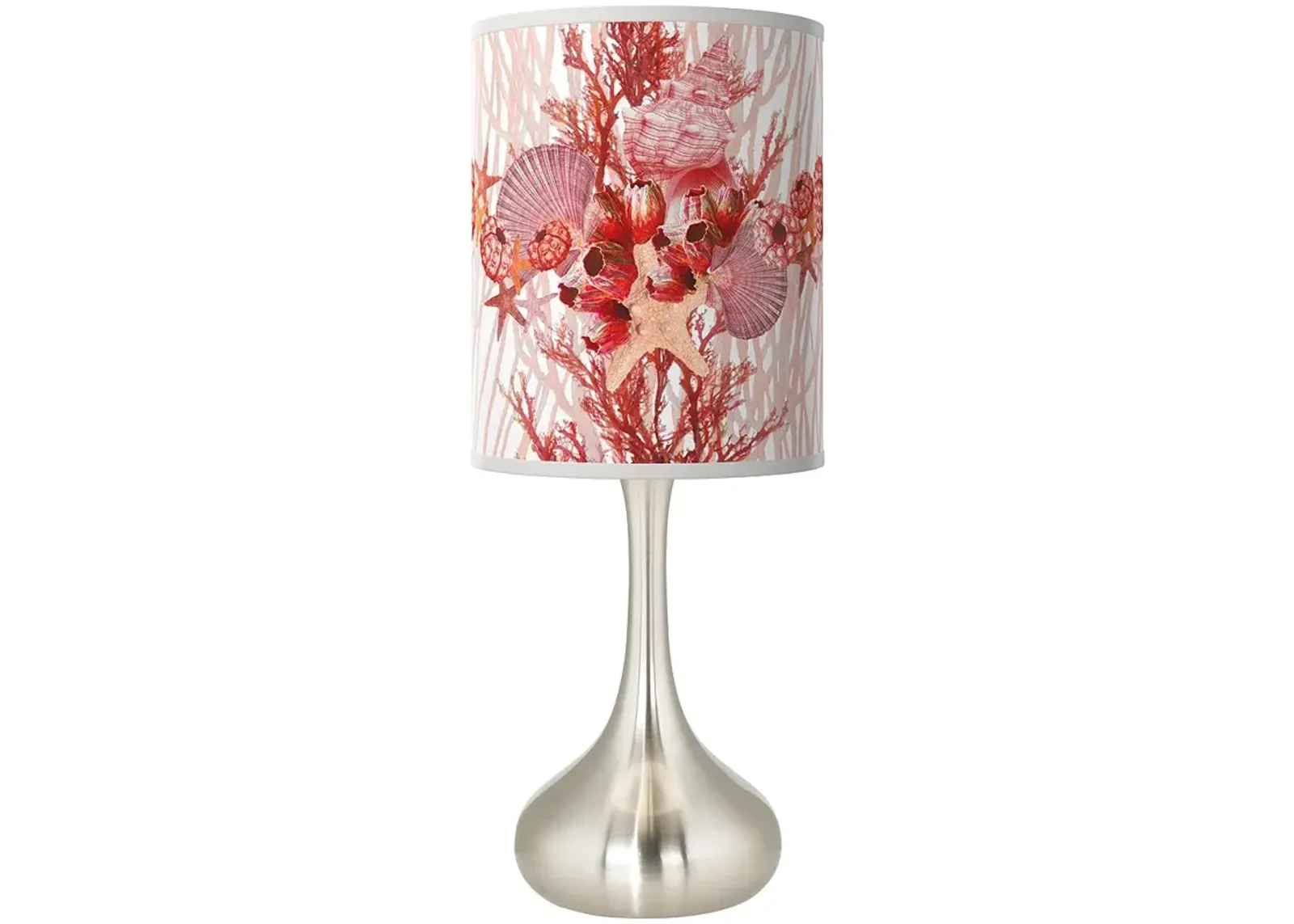 Corallium Giclee Droplet Table Lamp