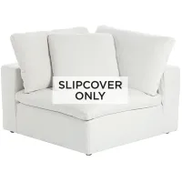 Pearl White Slipcover for Skye Peyton Collection Corner Sectional Chairs