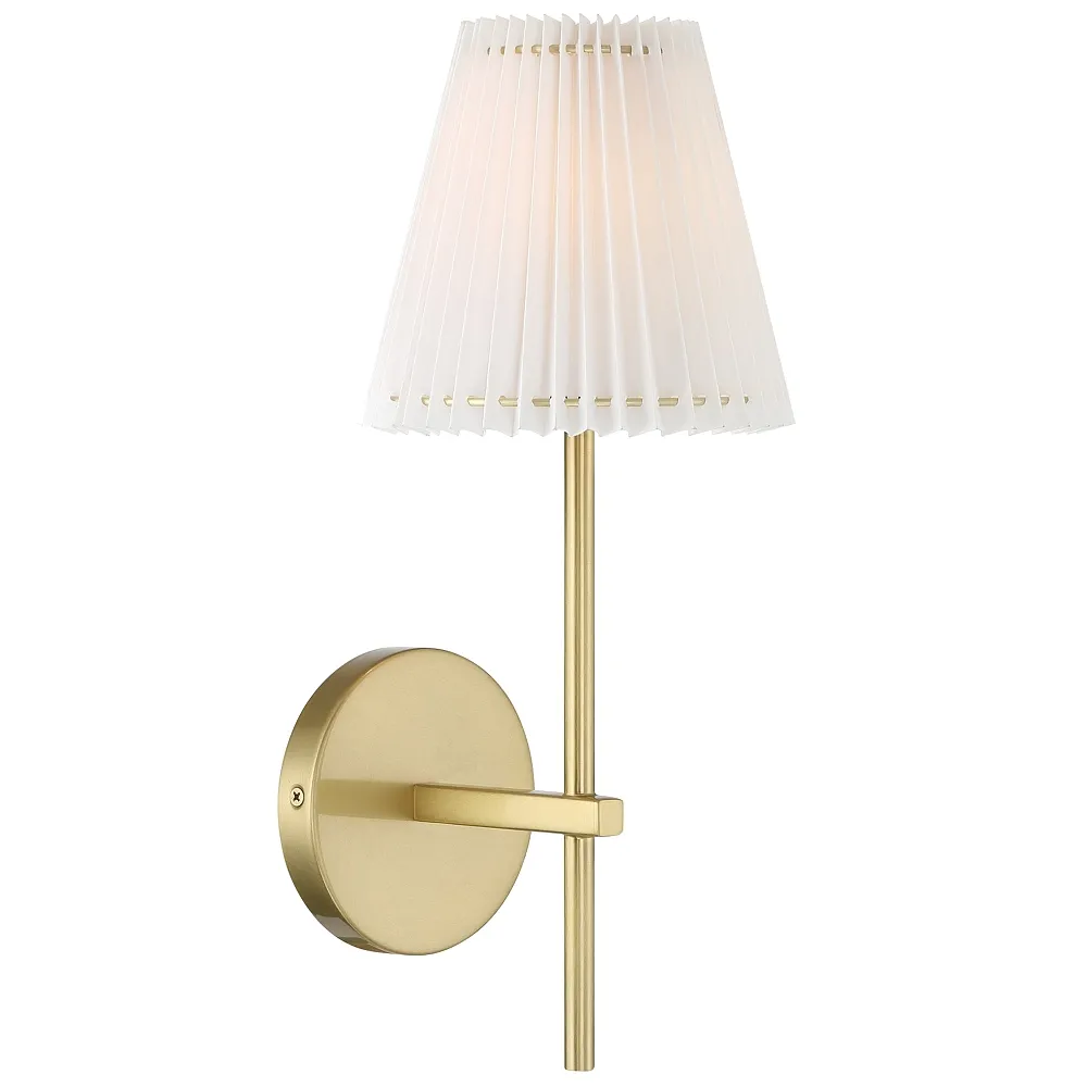 Gamma 1 Light Aged Brass Wall Mount