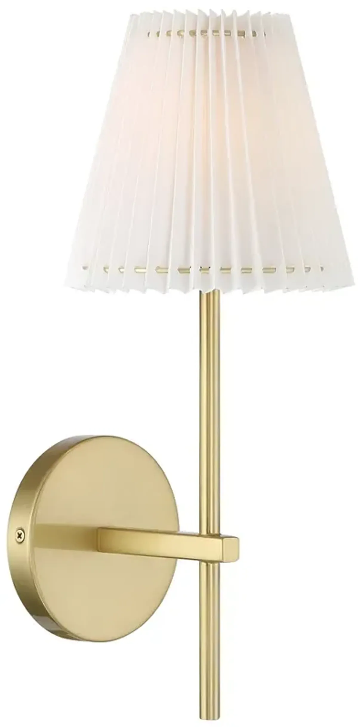 Gamma 1 Light Aged Brass Wall Mount