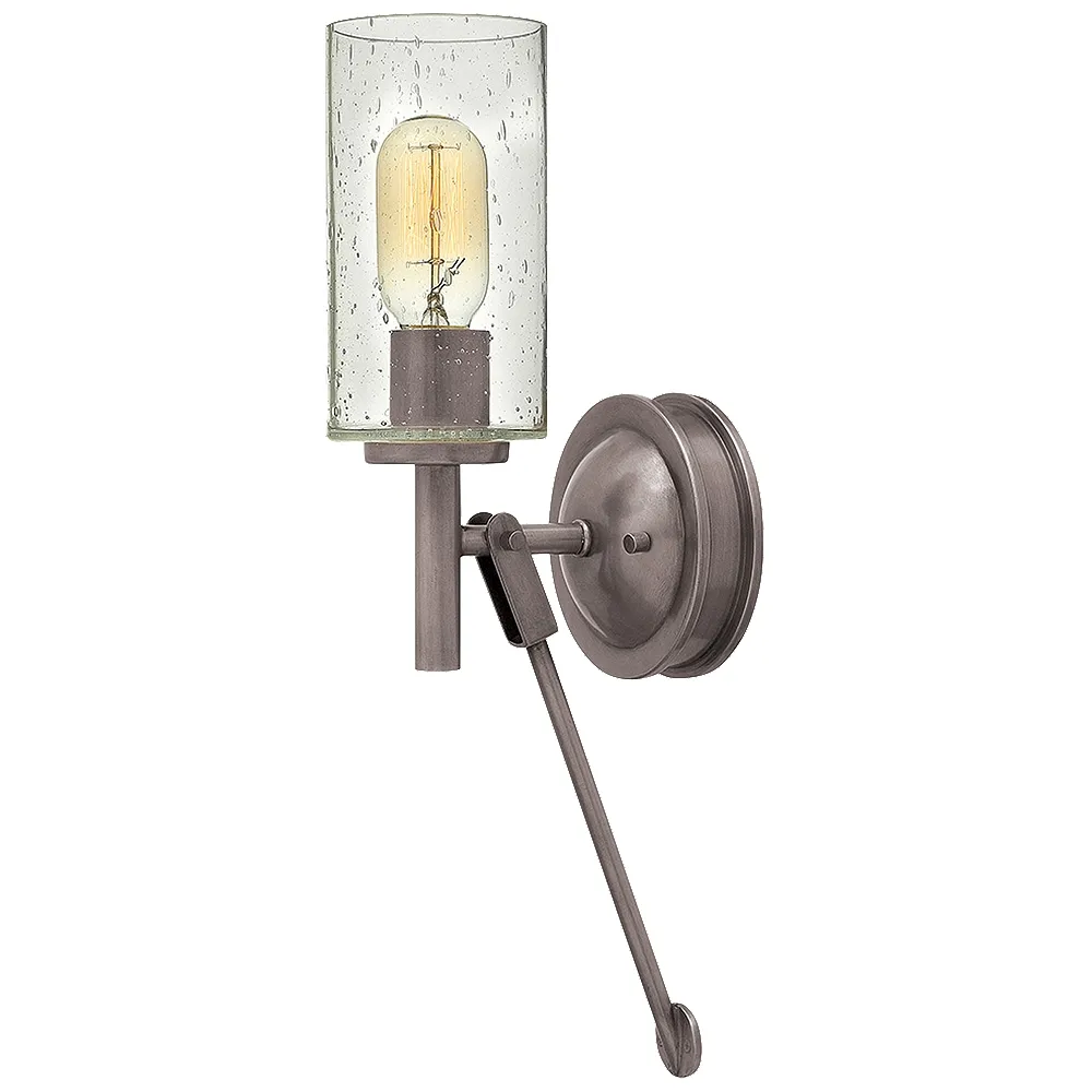 Collier 16 3/4" High Nickel Wall Sconce by Hinkley Lighting