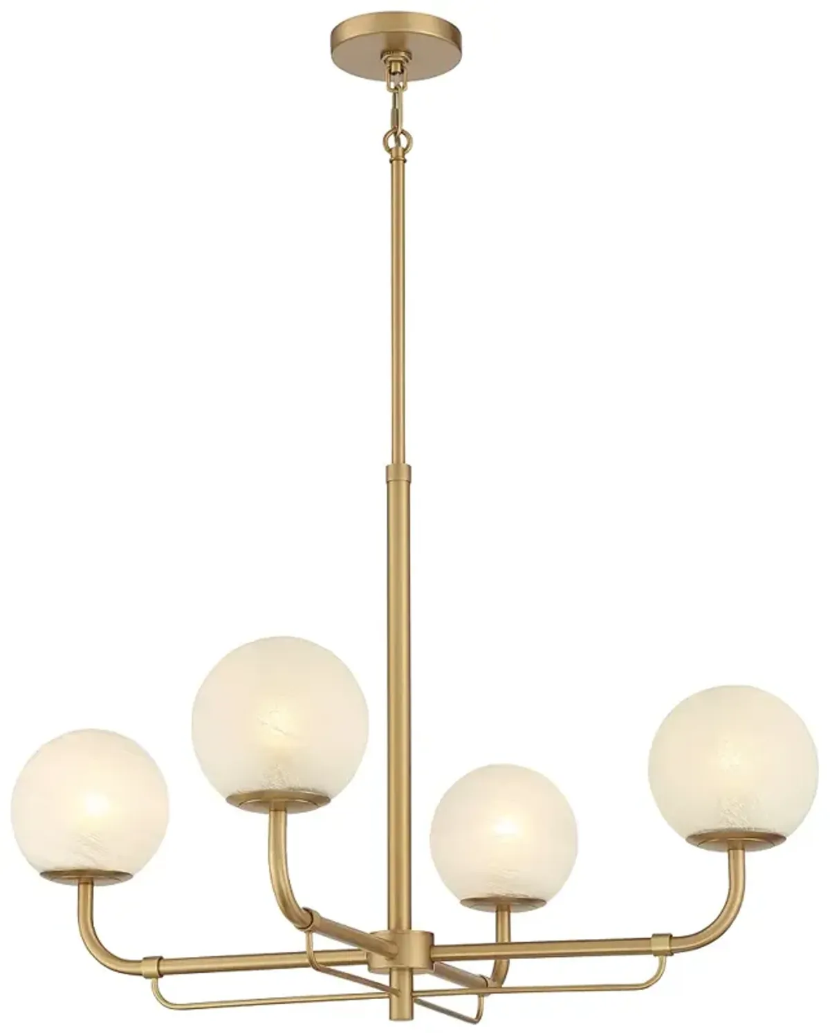 Minka-Lavery Whitehall 4-Light 30-in Legacy Brass Indoor Chandelier