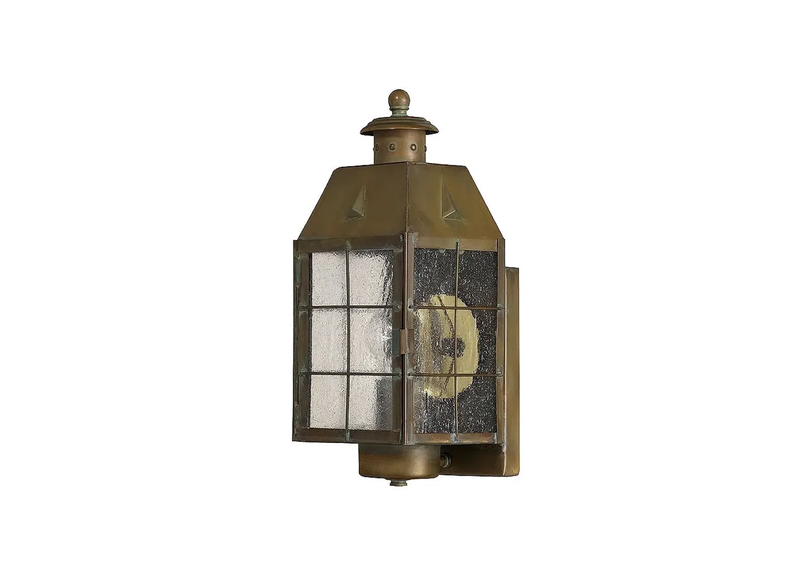 Aged Brass Wallmount - 13 1/4" High