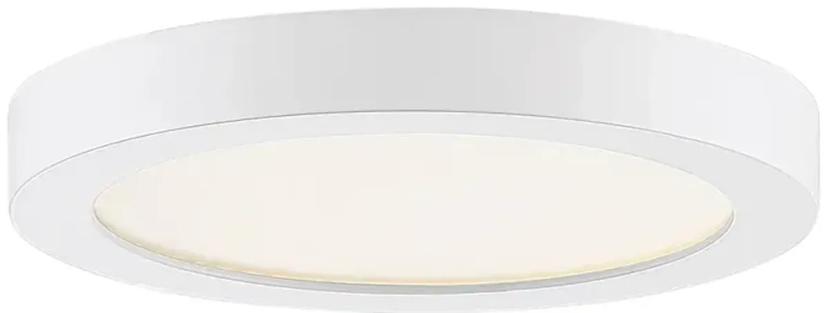 Quoizel Outskirts 7 1/2" Wide White LED Ceiling Light