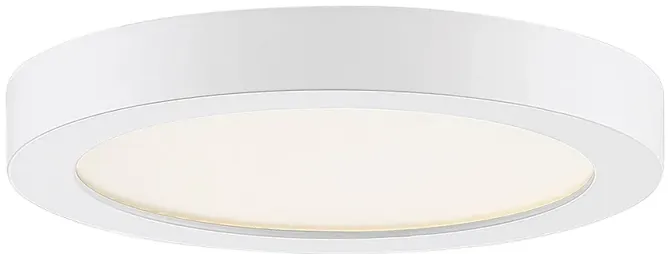 Quoizel Outskirts 7 1/2" Wide White LED Ceiling Light