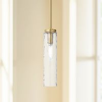 Stiffel Florio 5" Wide Warm Gold Modern Mini Pendant