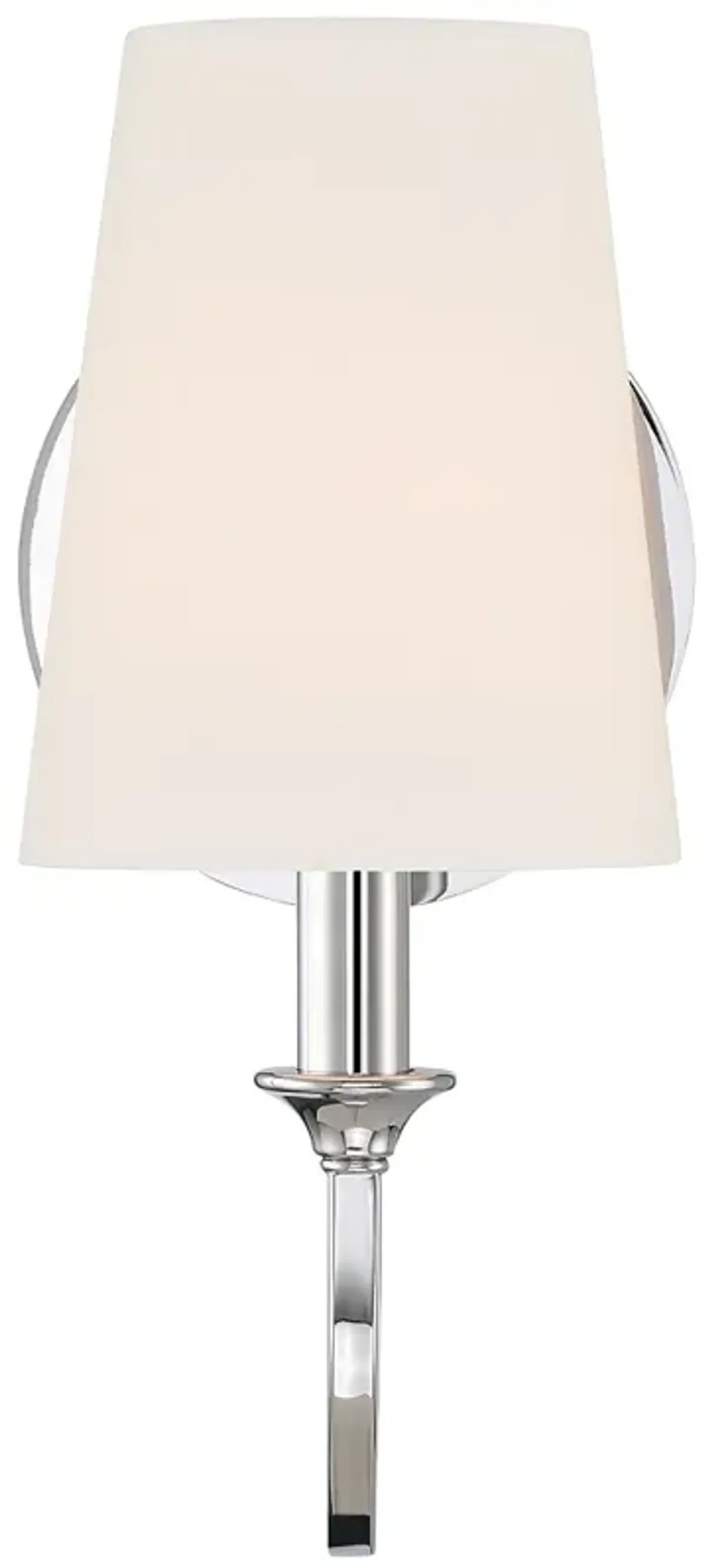 Crystorama Payton 11.8" High 1-Light Polished Chrome Wall Light