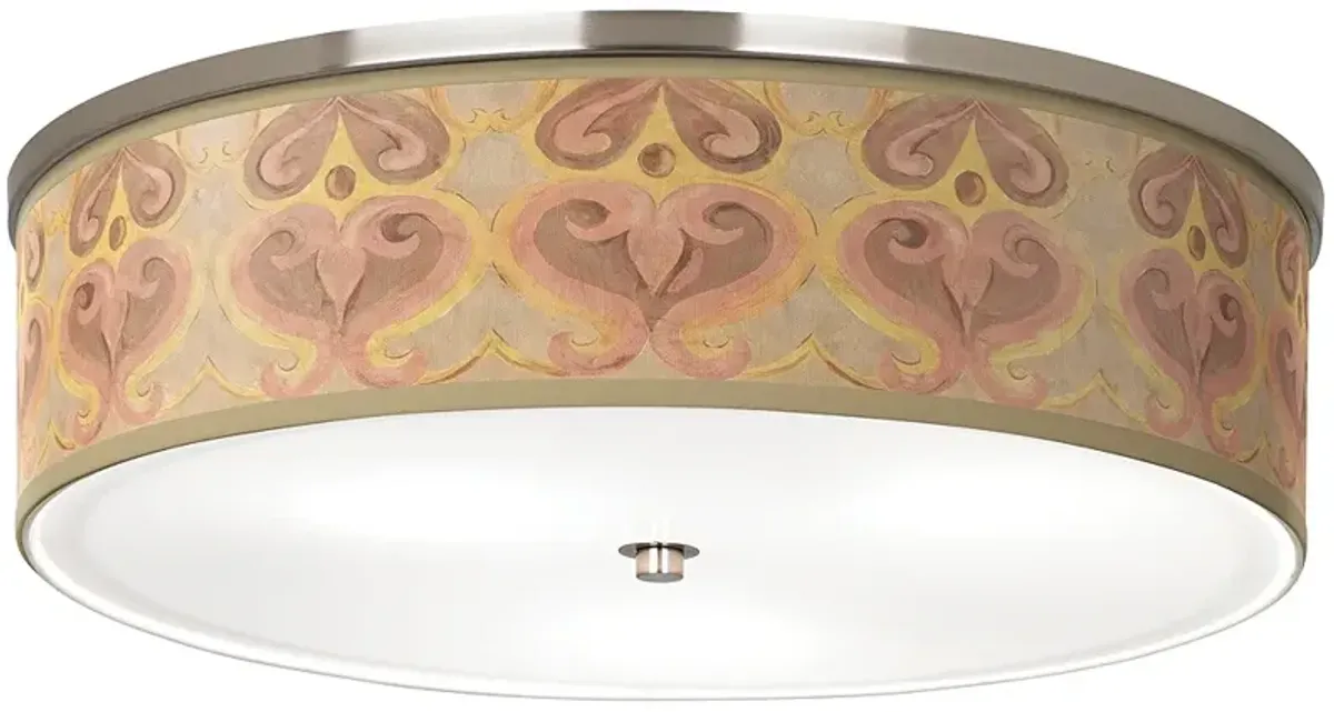 Aurelia Giclee Nickel 20 1/4" Wide Ceiling Light