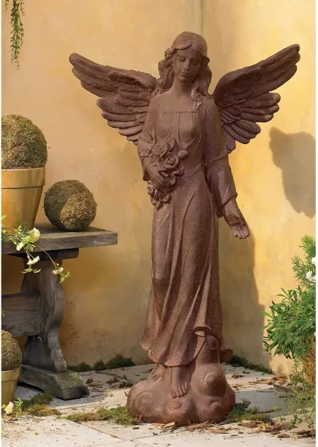English Tudor Garden Angel 41 1/2" High Patio Outdoor Statue