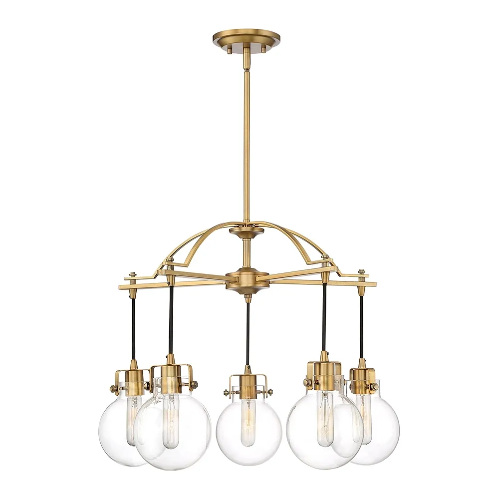 Sidwell 5-Lt  Brass Chandelier