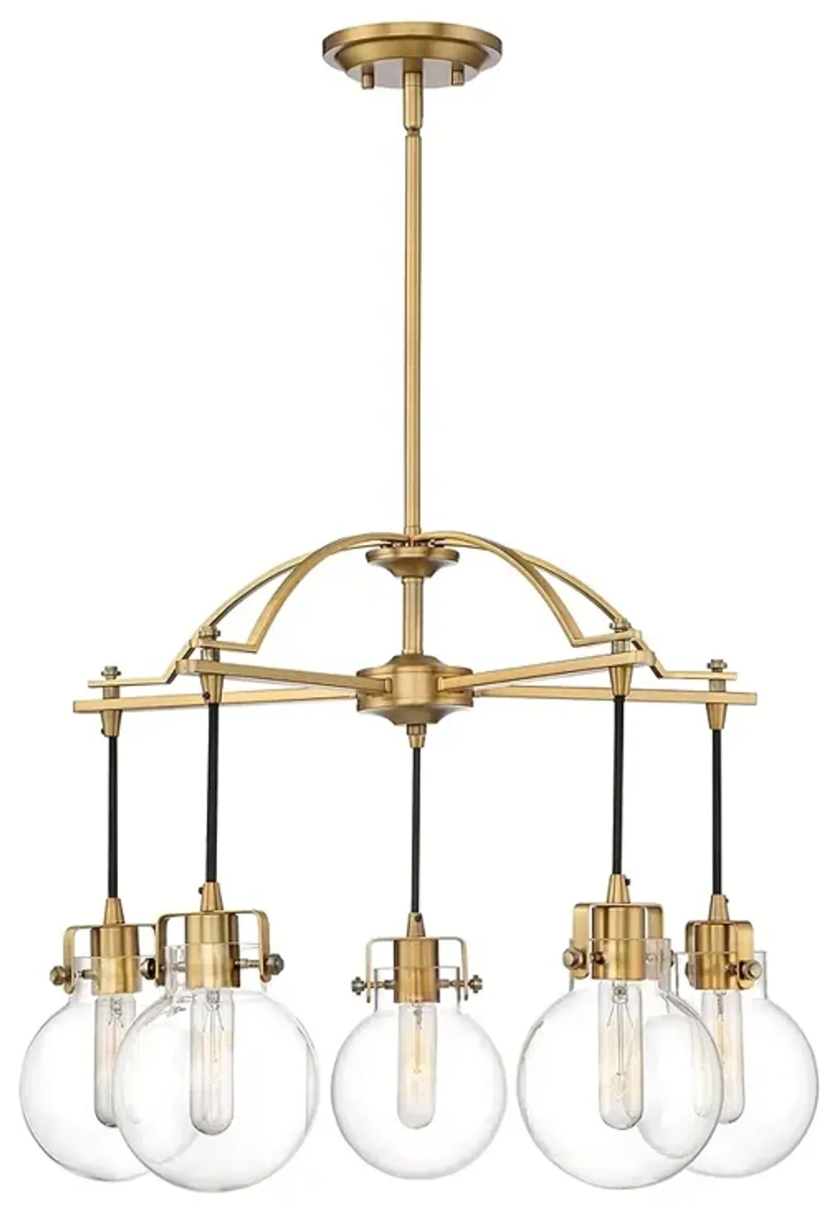 Sidwell 5-Lt  Brass Chandelier