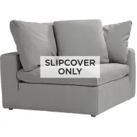 Slate Gray Slipcover for Skye Peyton Corner Sectional Chairs