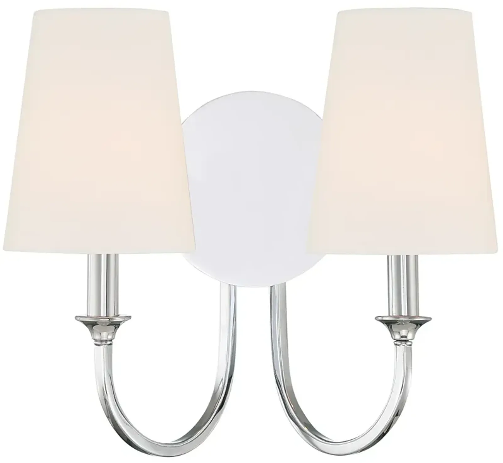 Payton 11 3/4" High Polished Chrome 2-Light Wall Sconce