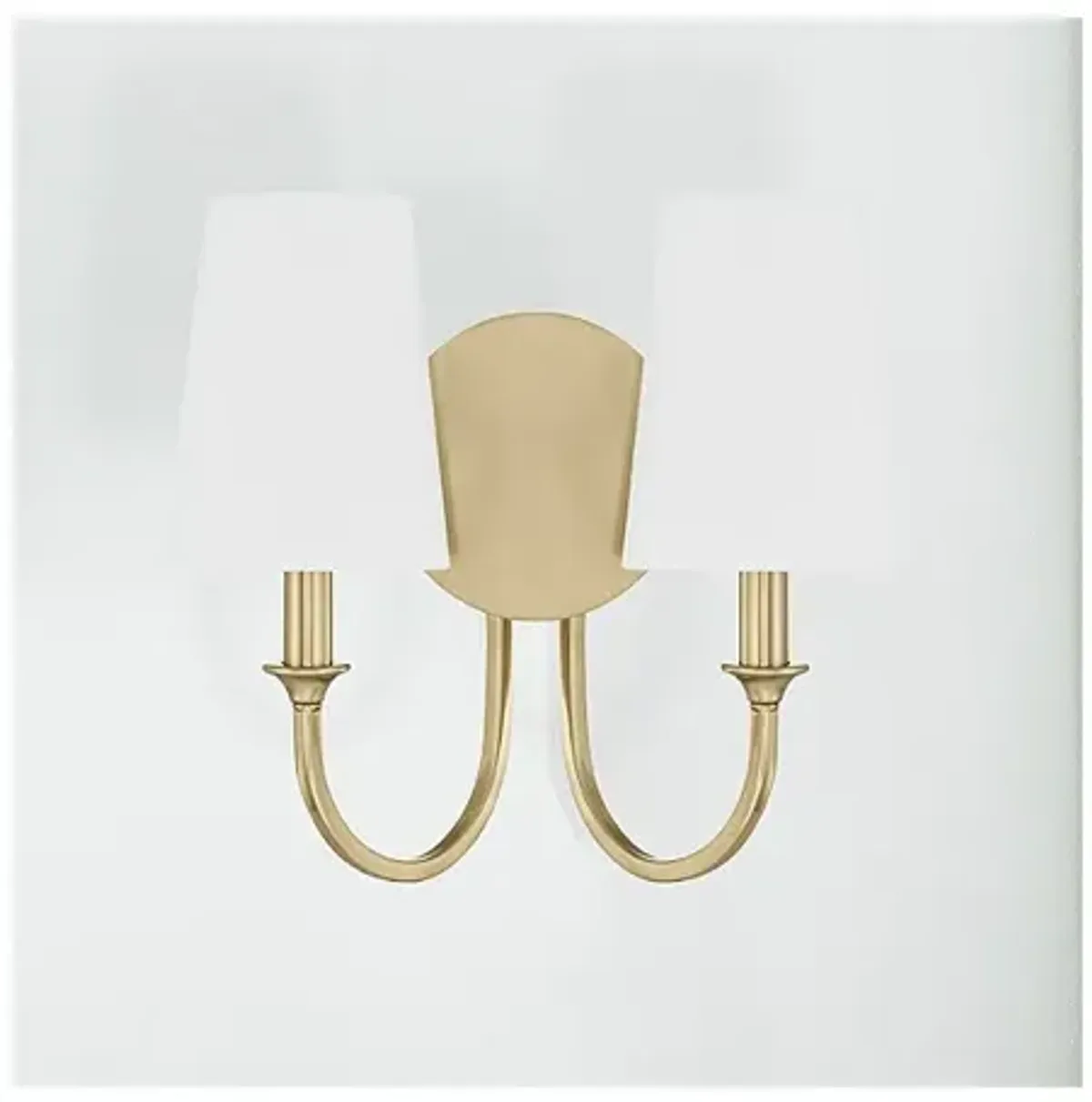 Crystorama Payton 11 3/4"H Vibrant Gold 2-Light Wall Sconce