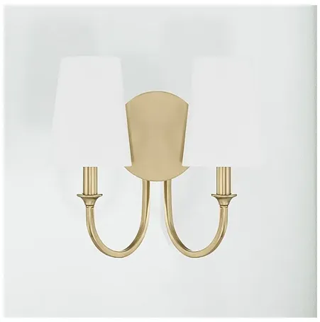 Payton 2 Light Vibrant Gold Wall Mount