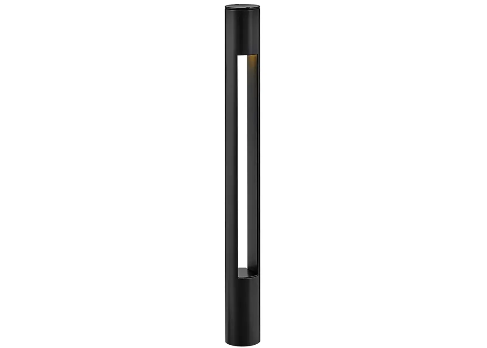 Atlantis 20"H Satin Black LED Landscape Round Bollard Light