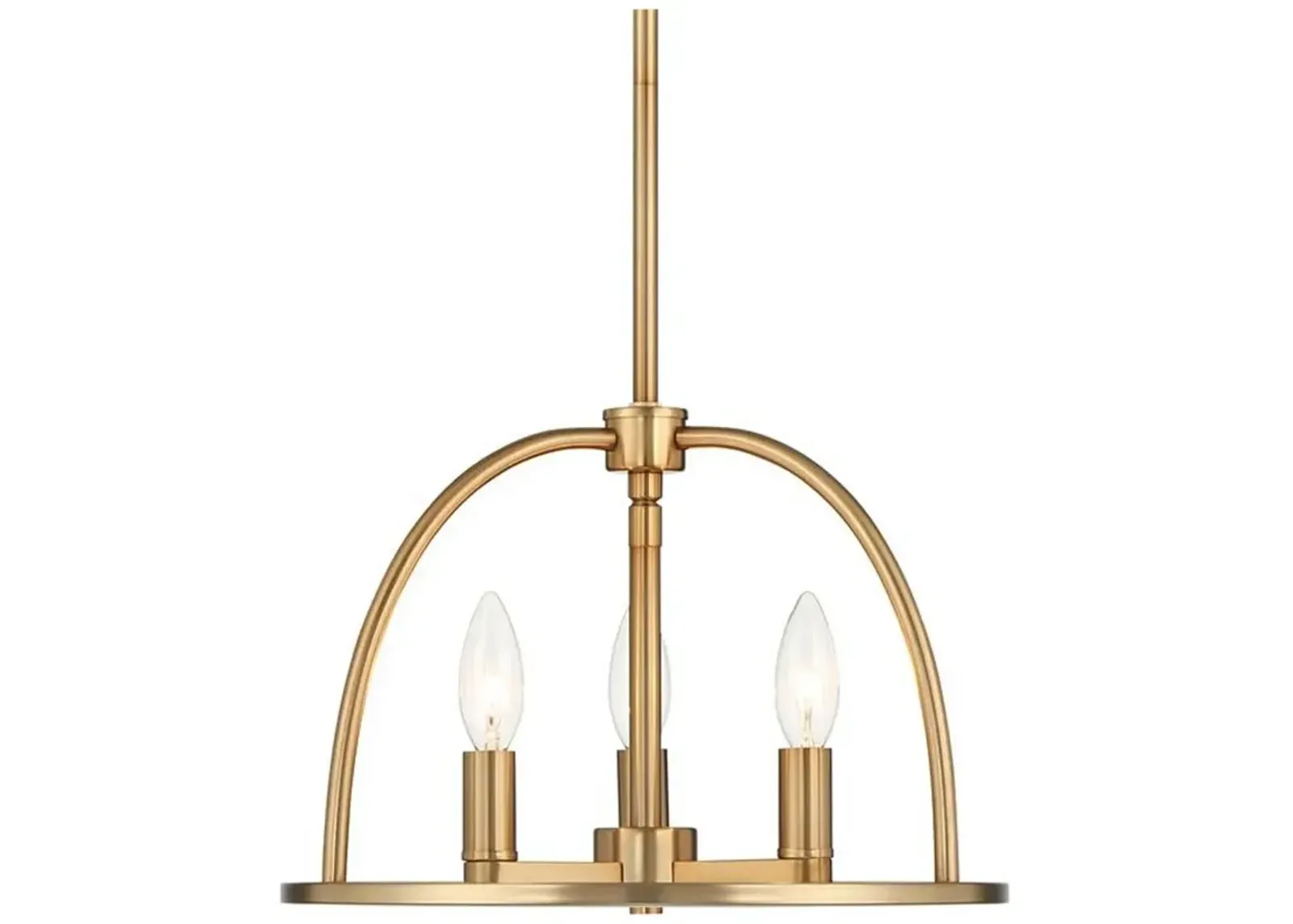 Abbott 3 Light Vibrant Gold Chandelier