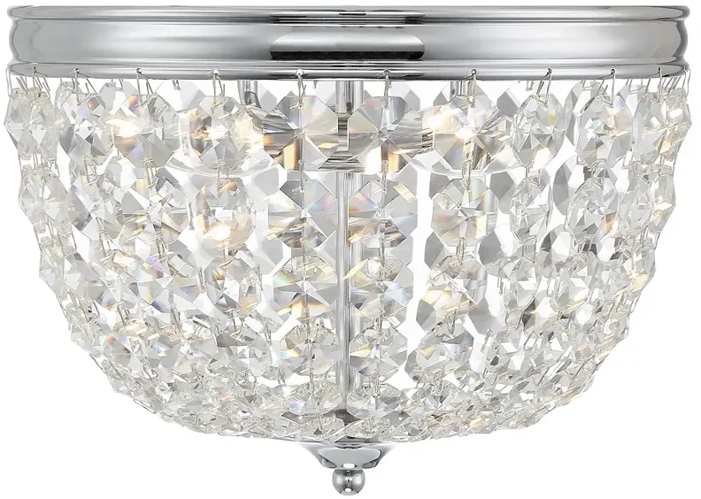 Nola 2 Light Polished Chrome Ceiling Mount