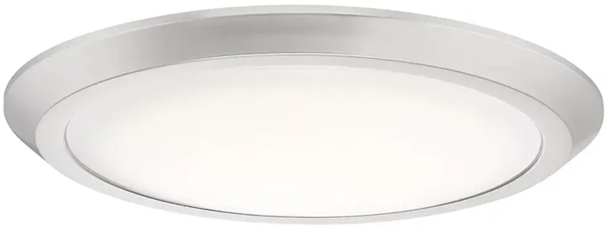 Verge 16-in W BN LED Flush Mount