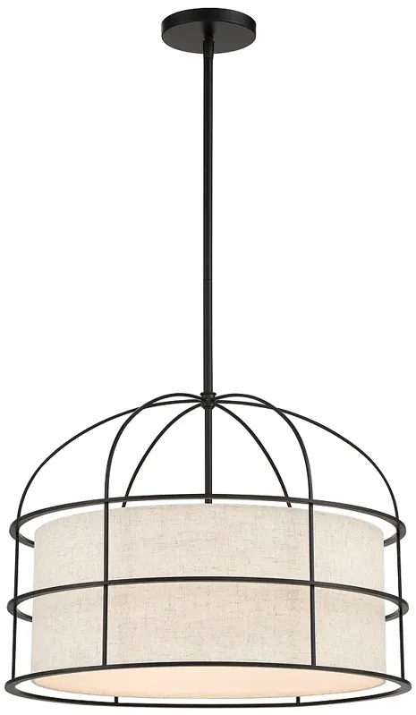 Gateway Park 20"W Black Pendant Light by Minka Lighting Inc.