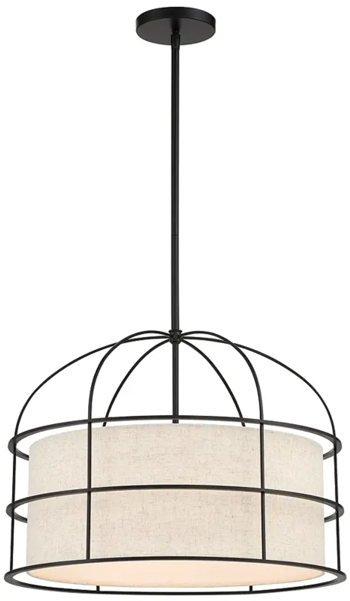 Gateway Park 20"W Black Pendant Light by Minka Lighting Inc.