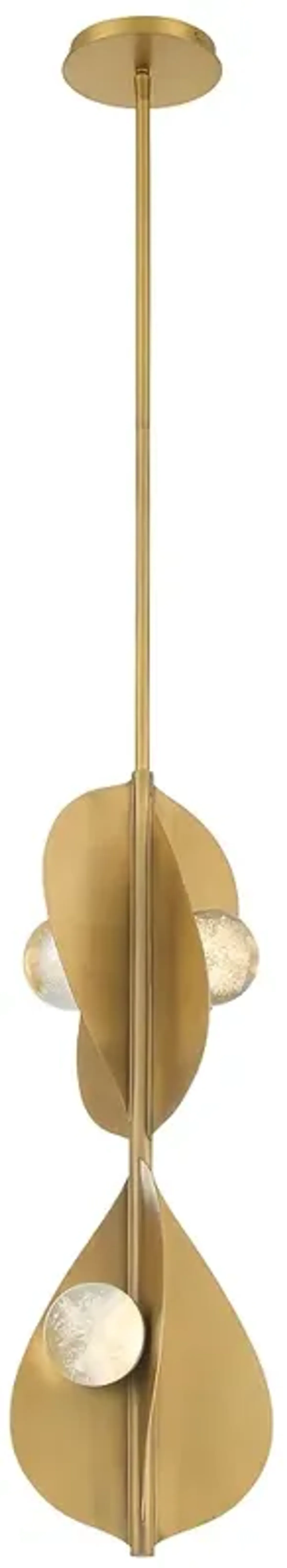 Minka-Lavery Pod LED 8.25-in Legacy Brass Indoor Pendant