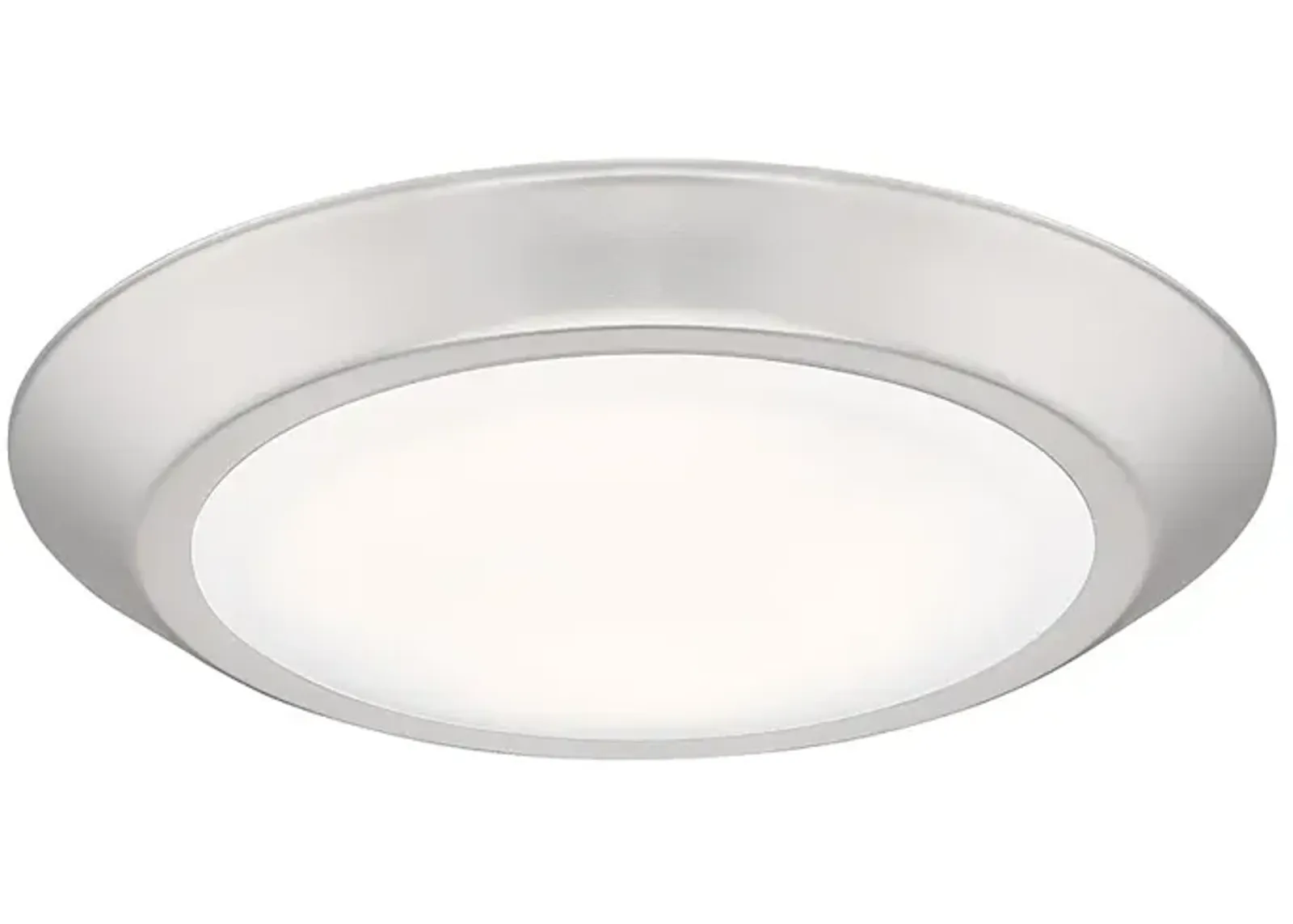 Verge 7.75-in W BN LED Flush Mount