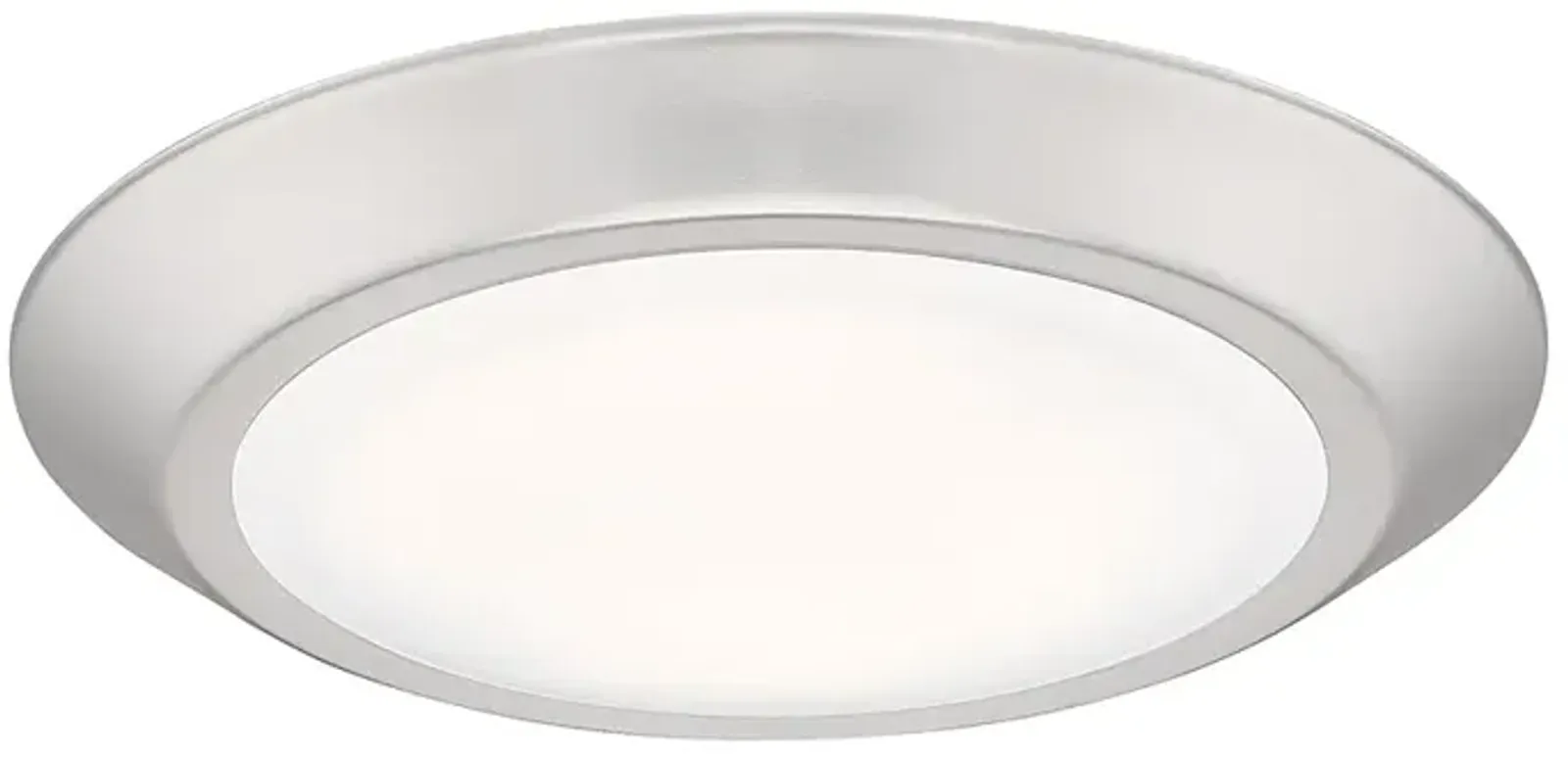 Verge 7.75-in W BN LED Flush Mount