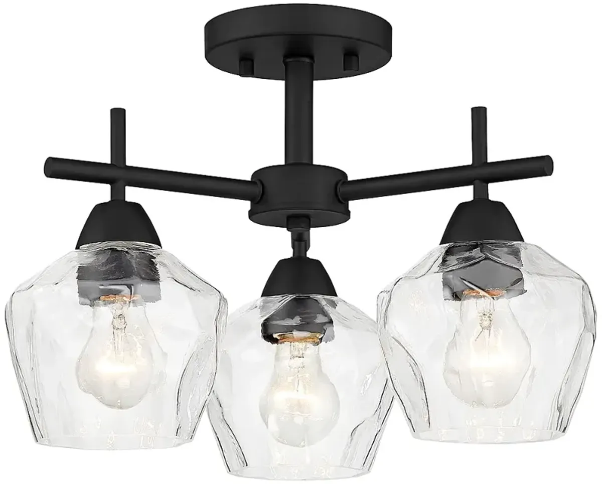 Camrin 16" Wide Black Ceiling Light by Minka Lighting Inc.