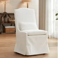55 Downing Street Juliete Peyton Pearl Slipcover Dining Chair