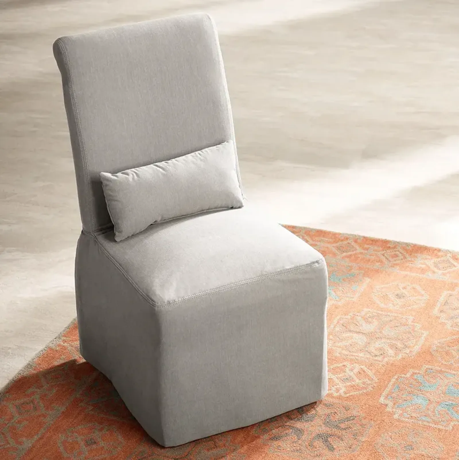 Naomi Petyon Slate Armless Dining Chair