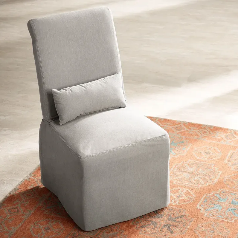 Naomi Petyon Slate Armless Dining Chair