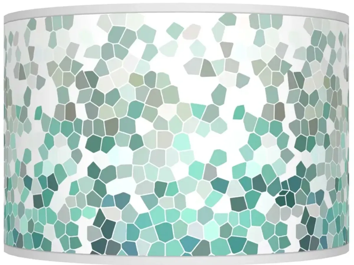 Aqua Mosaic Giclee Shade 12x12x8.5 (Spider)