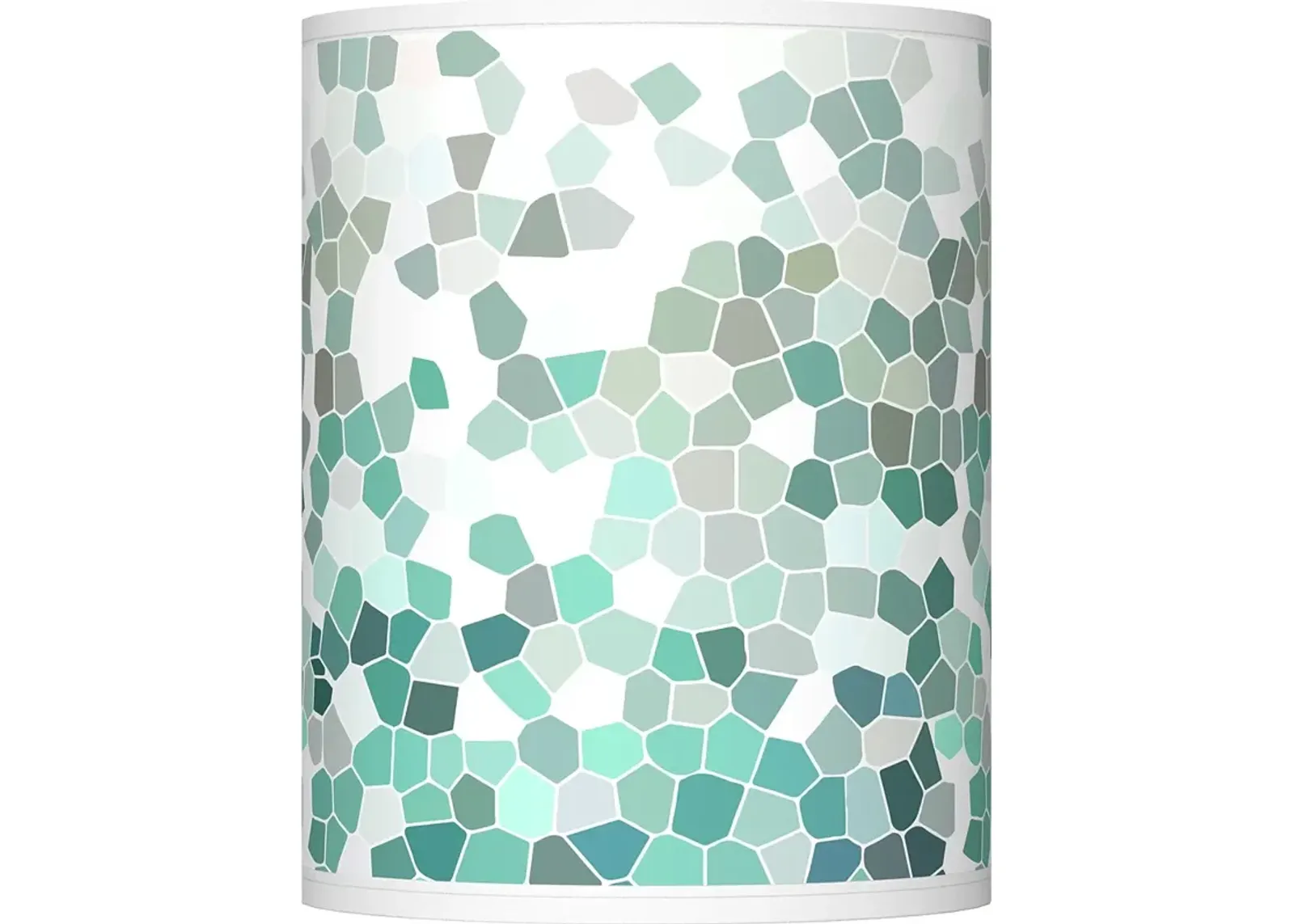 Aqua Mosaic Giclee Shade 10x10x12 (Spider)