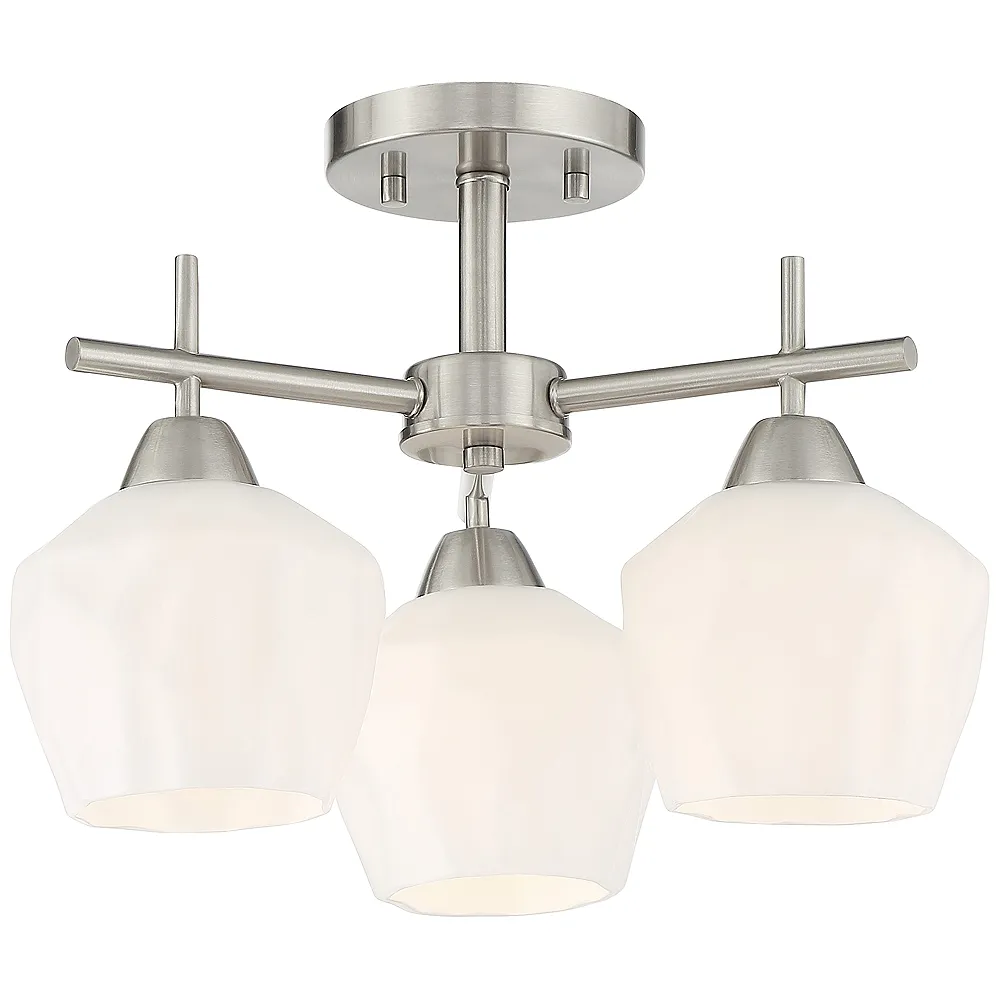 Camrin 16" Wide Nickel Ceiling Light by Minka Lighting Inc.