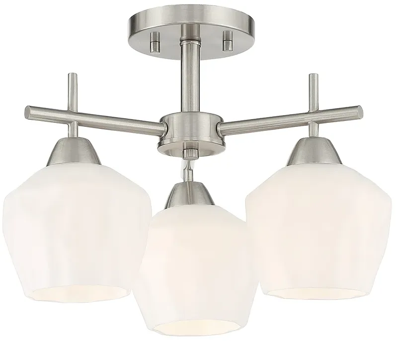 Camrin 16" Wide Nickel Ceiling Light by Minka Lighting Inc.