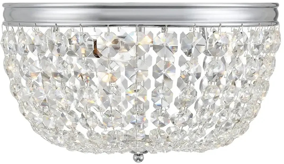 Nola 3 Light Polished Chrome Ceiling Mount