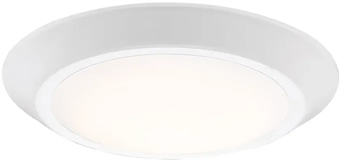 Verge White Lustre LED Flush Mount