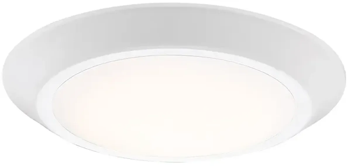 Verge White Lustre LED Flush Mount