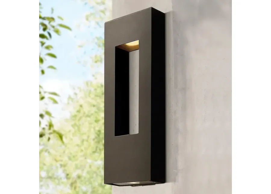 Atlantis 24" High Bronze ADA Socketed LED Outdoor Wall Light