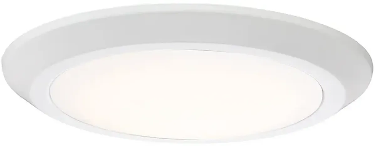 Verge White Lustre LED Flush Mount