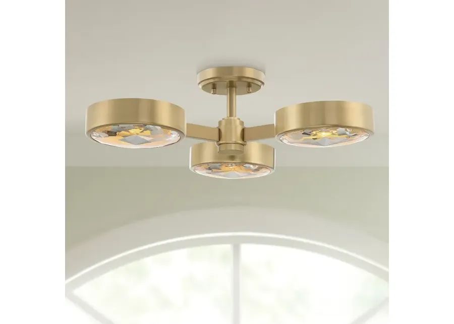 Orson 3 Light Modern Gold Ceiling Mount