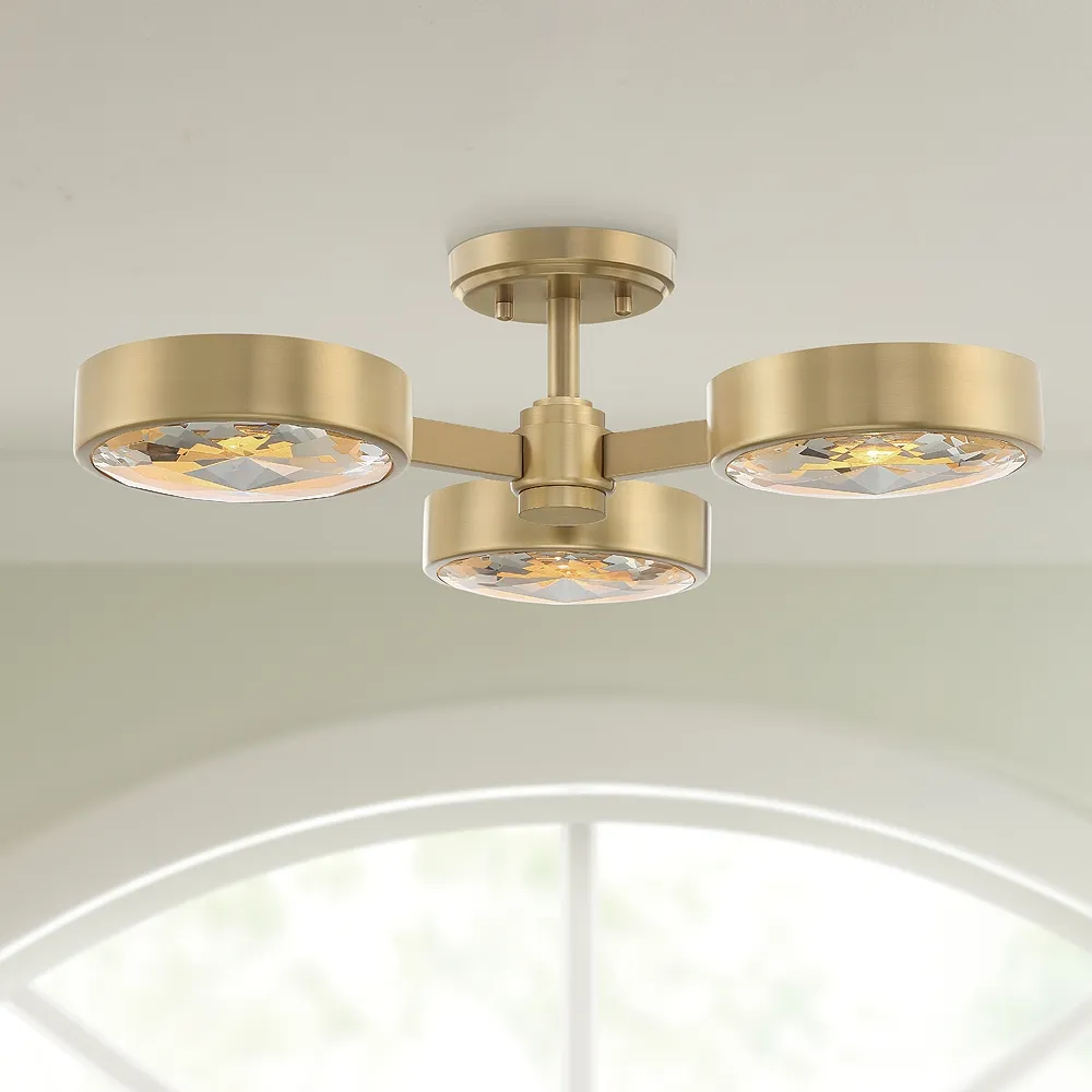 Orson 3 Light Modern Gold Ceiling Mount