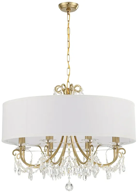 Othello 8 Light Vibrant Gold Chandelier