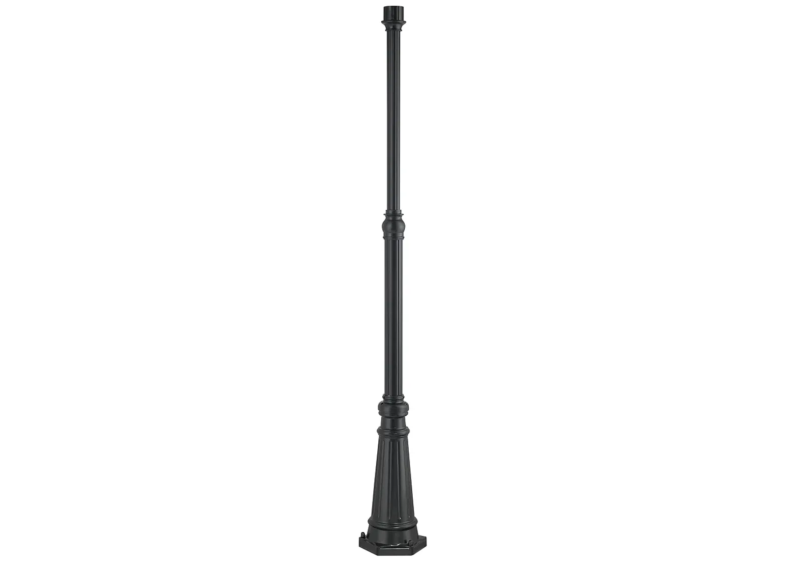 Quoizel Carver 84" High Mystic Black Outdoor Post Mount