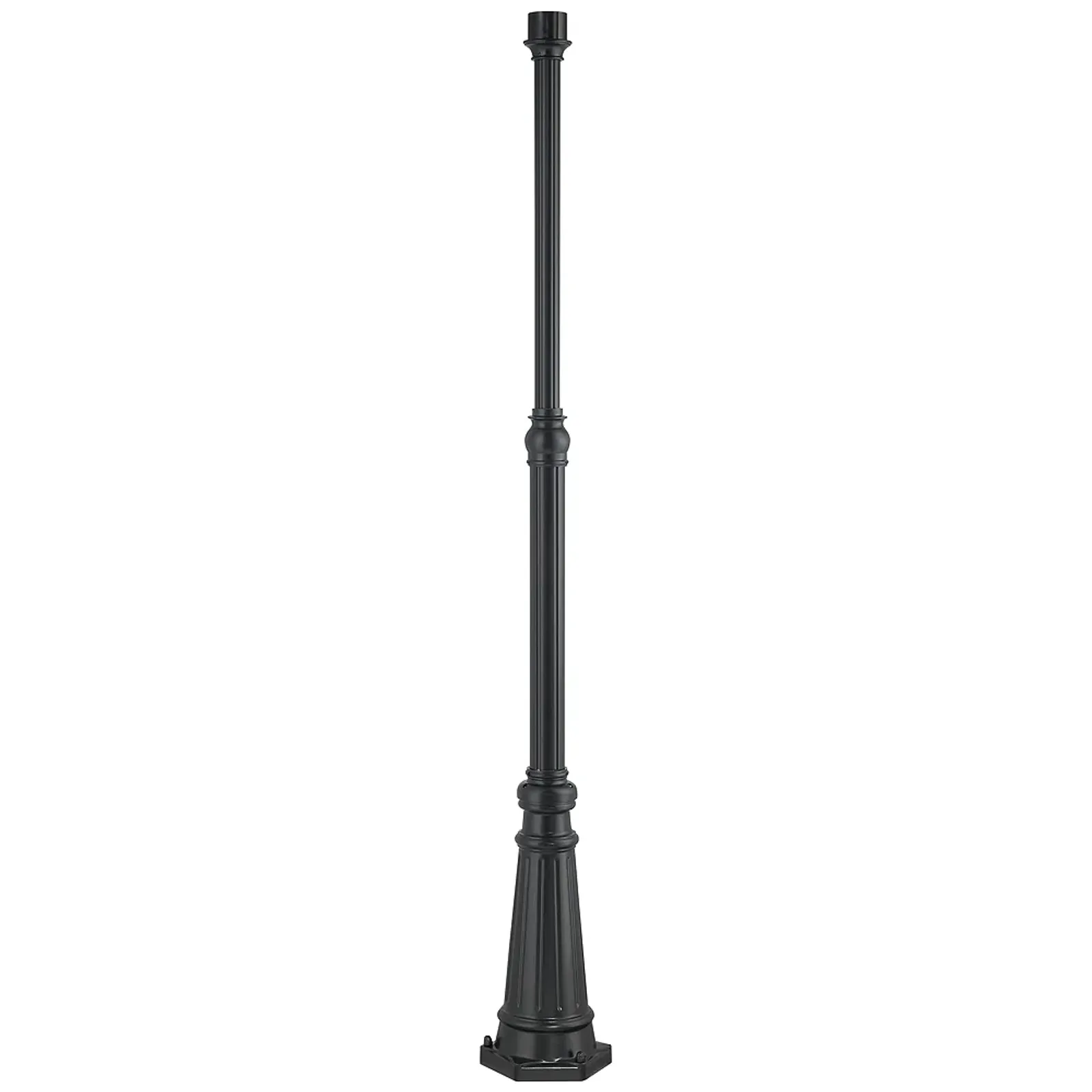 Quoizel Carver 84" High Mystic Black Outdoor Post Mount